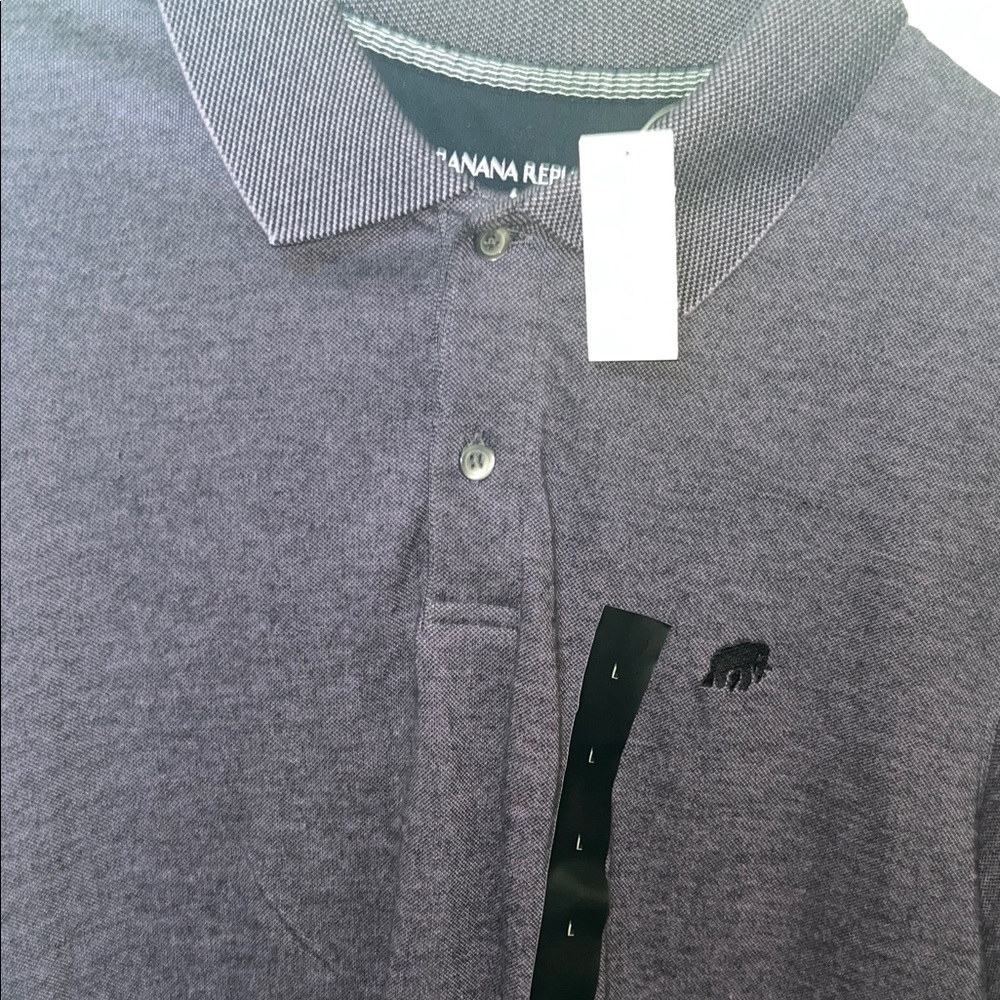 Banana Republic Men's Dark Purple Polo - Picture 4 of 4